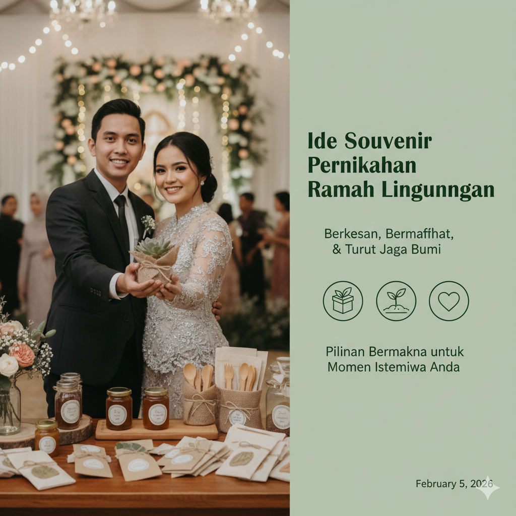 Ide souvenir pernikahan murah