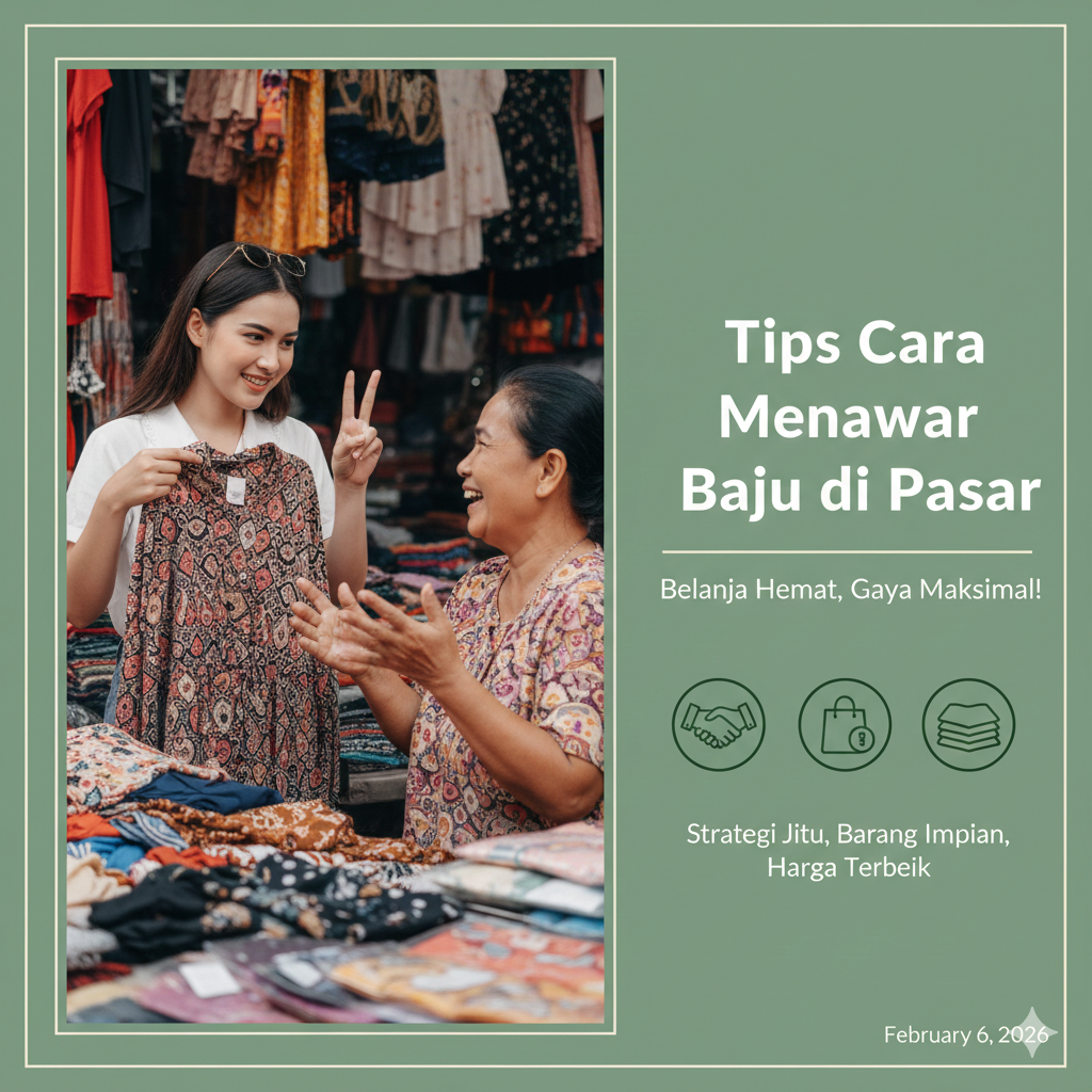 cara menawar baju di pasar