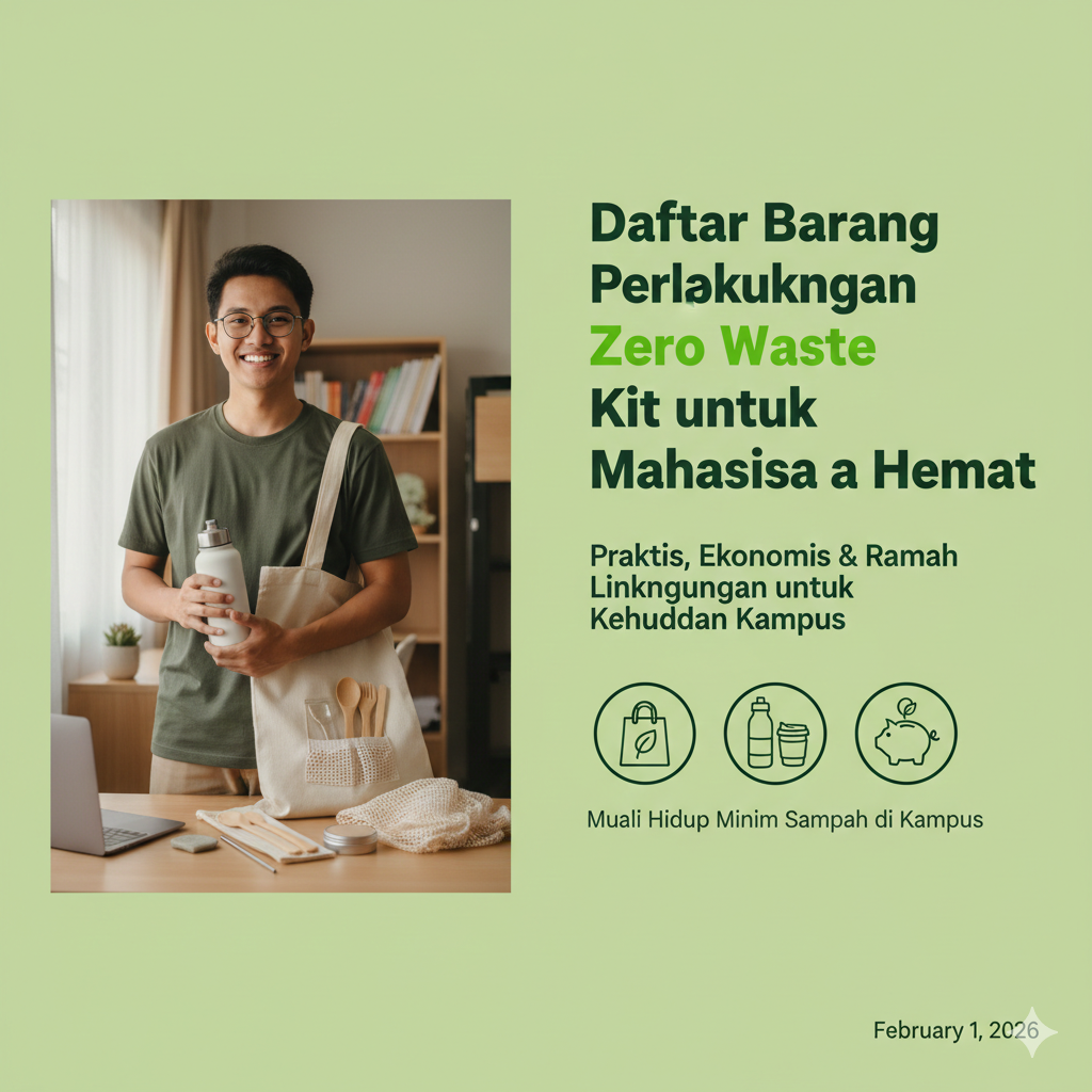 perlengkapan zero waste kit