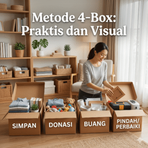 Decluttering adalah - metode 4 Box
