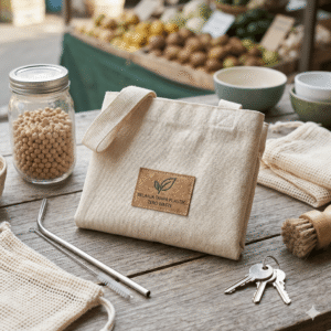 zero waste kit Tas Belanja Lipat (Totebag)
