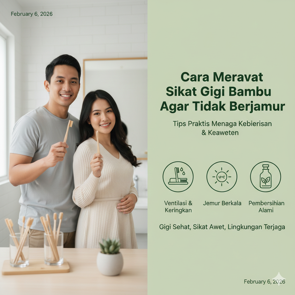 cara merawat sikat gigi