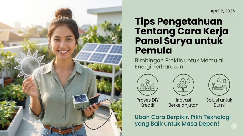 Tips Pengetahuan Tentang Cara Kerja Panel Surya untuk Pemula cara kerja panel surya