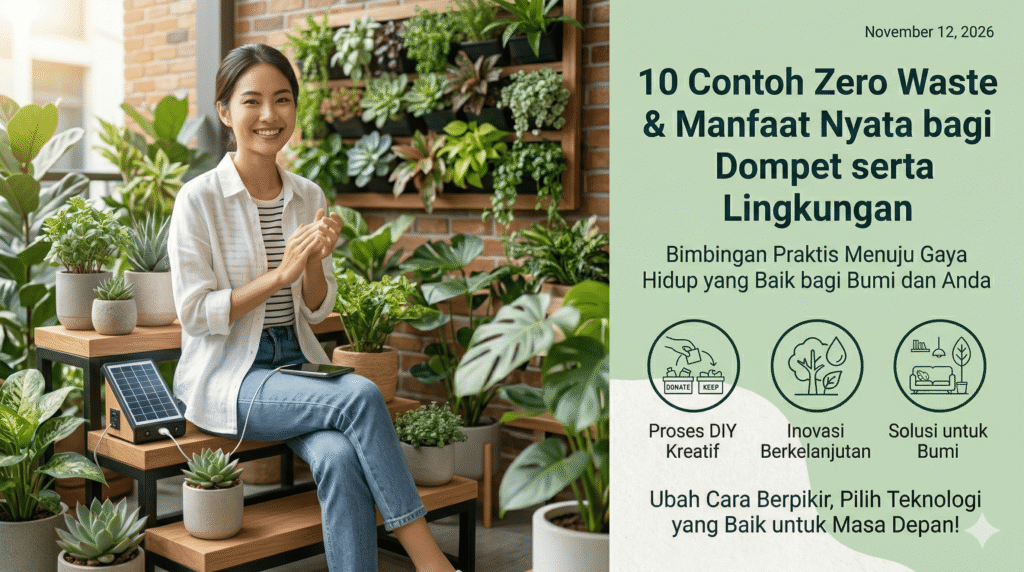 10 Contoh Zero Waste & Manfaat Nyata bagi Dompet serta Lingkungan contoh zero waste