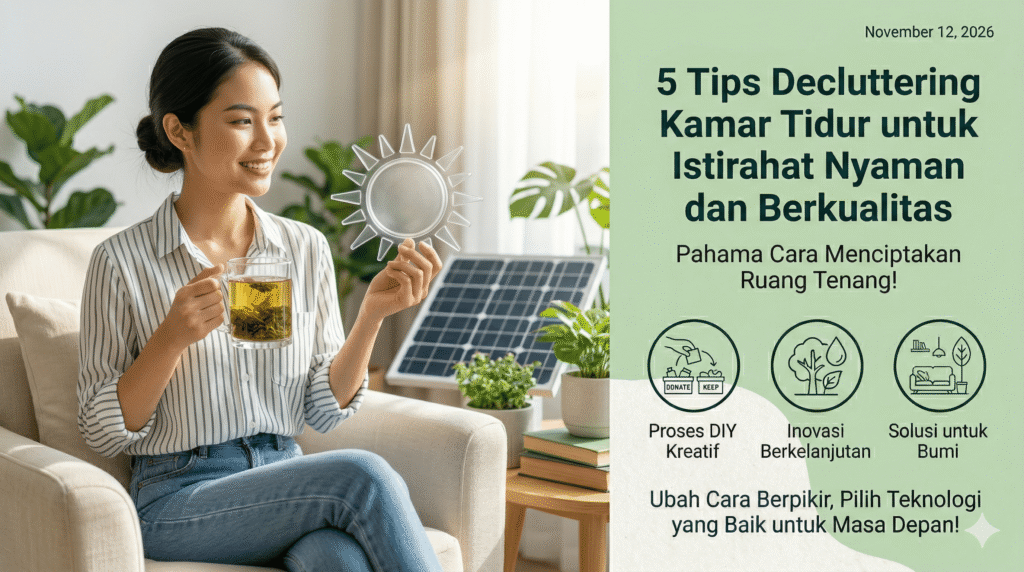 5 Tips Decluttering Kamar Tidur untuk Istirahat Nyaman dan Berkualitas decluttering kamar tidur