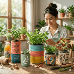 DIY POT BUNGA