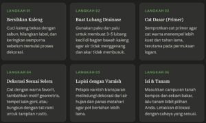 diy pot bunga
