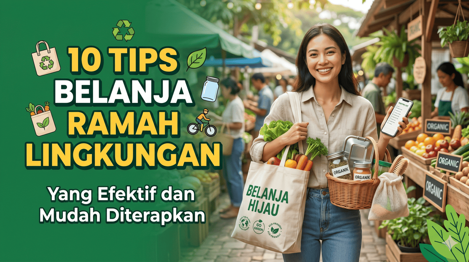 Tips Belanja Ramah Lingkungan Efektif Mudah Diterapkan