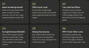 10 Tips Belanja Ramah Lingkungan