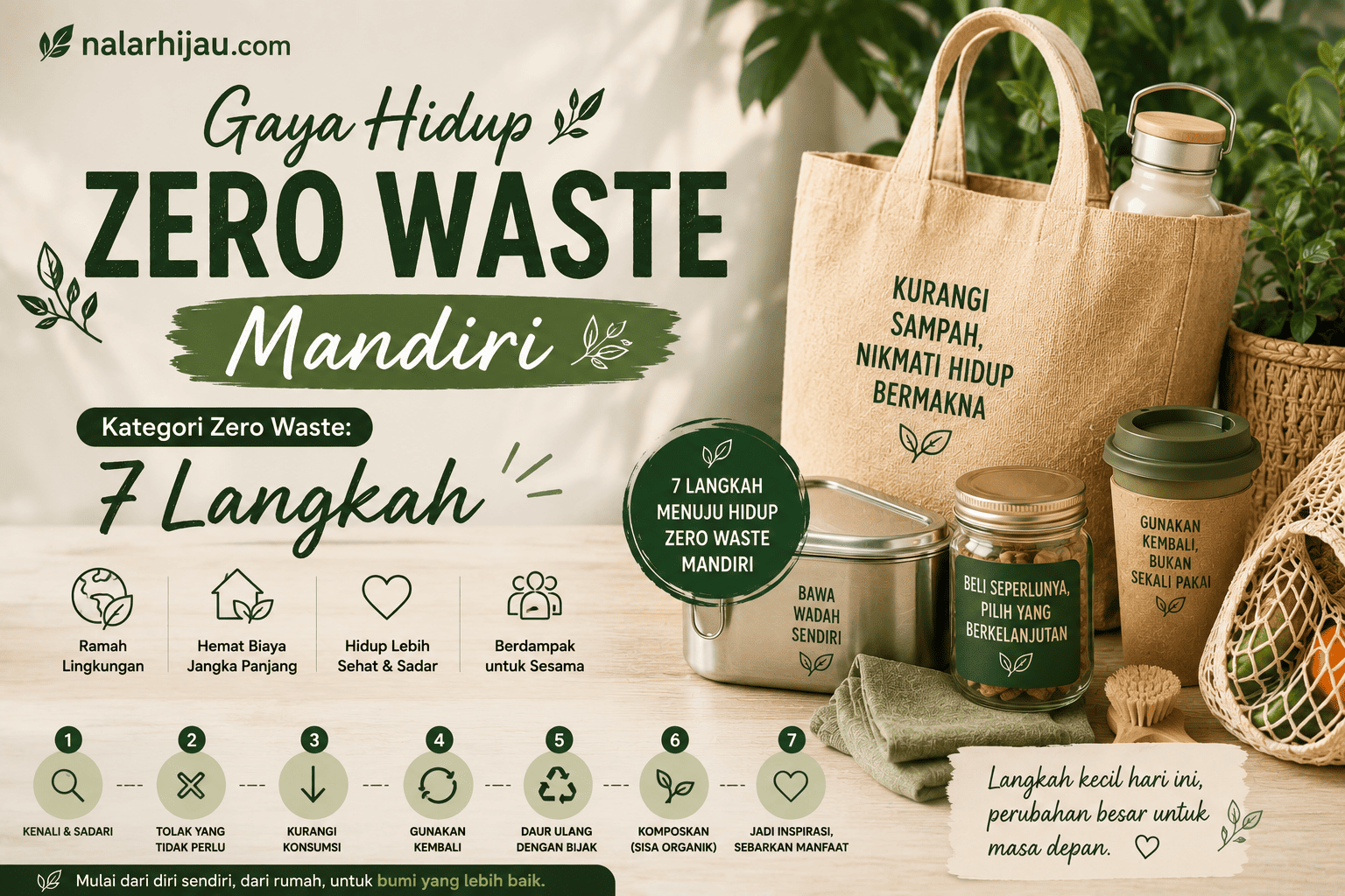 Gaya Hidup Zero Waste Mandiri Kategori Zero Waste