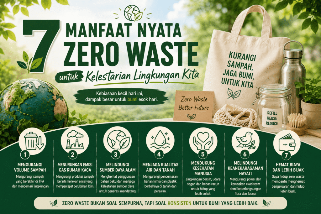 Manfaat Nyata Zero Waste untuk Kelestarian Lingkungan