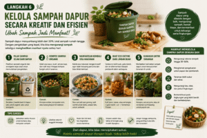 Langkah 6 – Kelola Sampah Dapur Secara Kreatif dan Efisien