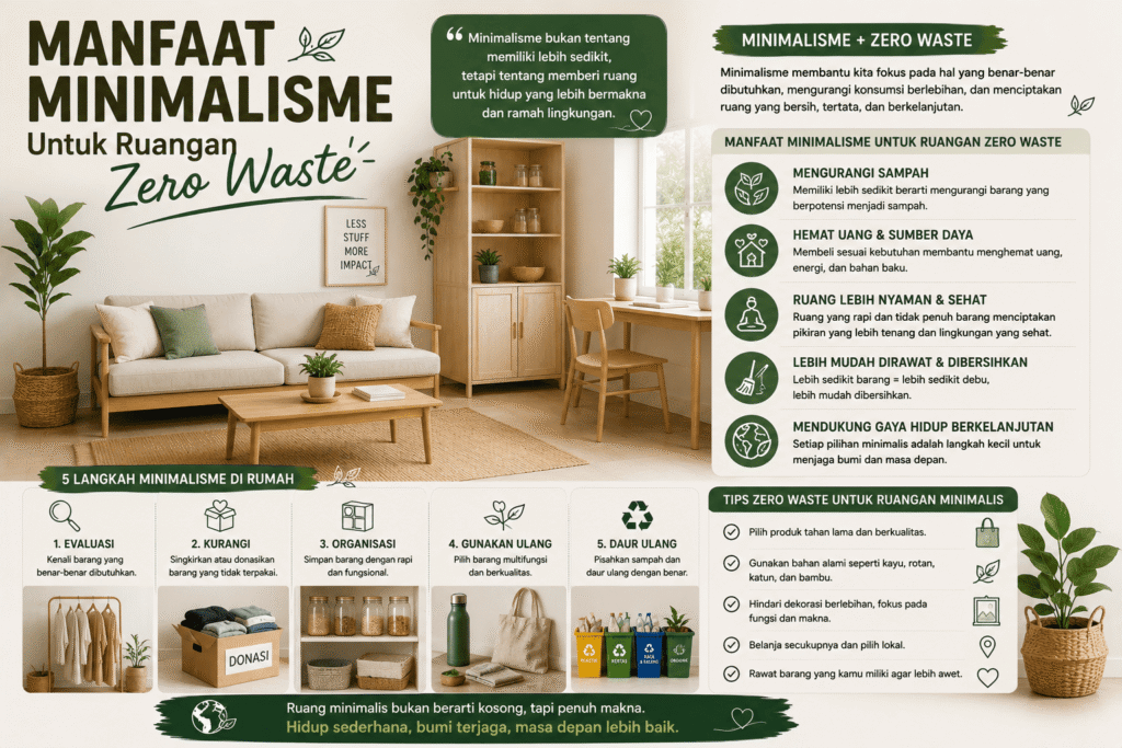 7 Fakta Manfaat Minimalisme Untuk Ruangan Zero Waste Manfaat Minimalisme Untuk Ruangan Zero Waste: 7 Fakta