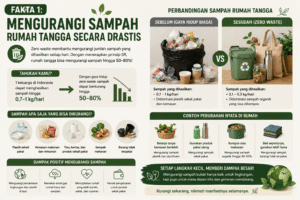 Fakta 1: Mengurangi Sampah Rumah Tangga Secara Drastis