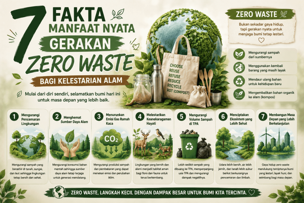 7 Manfaat Nyata Gerakan Zero Waste Bagi Kelestarian Alam