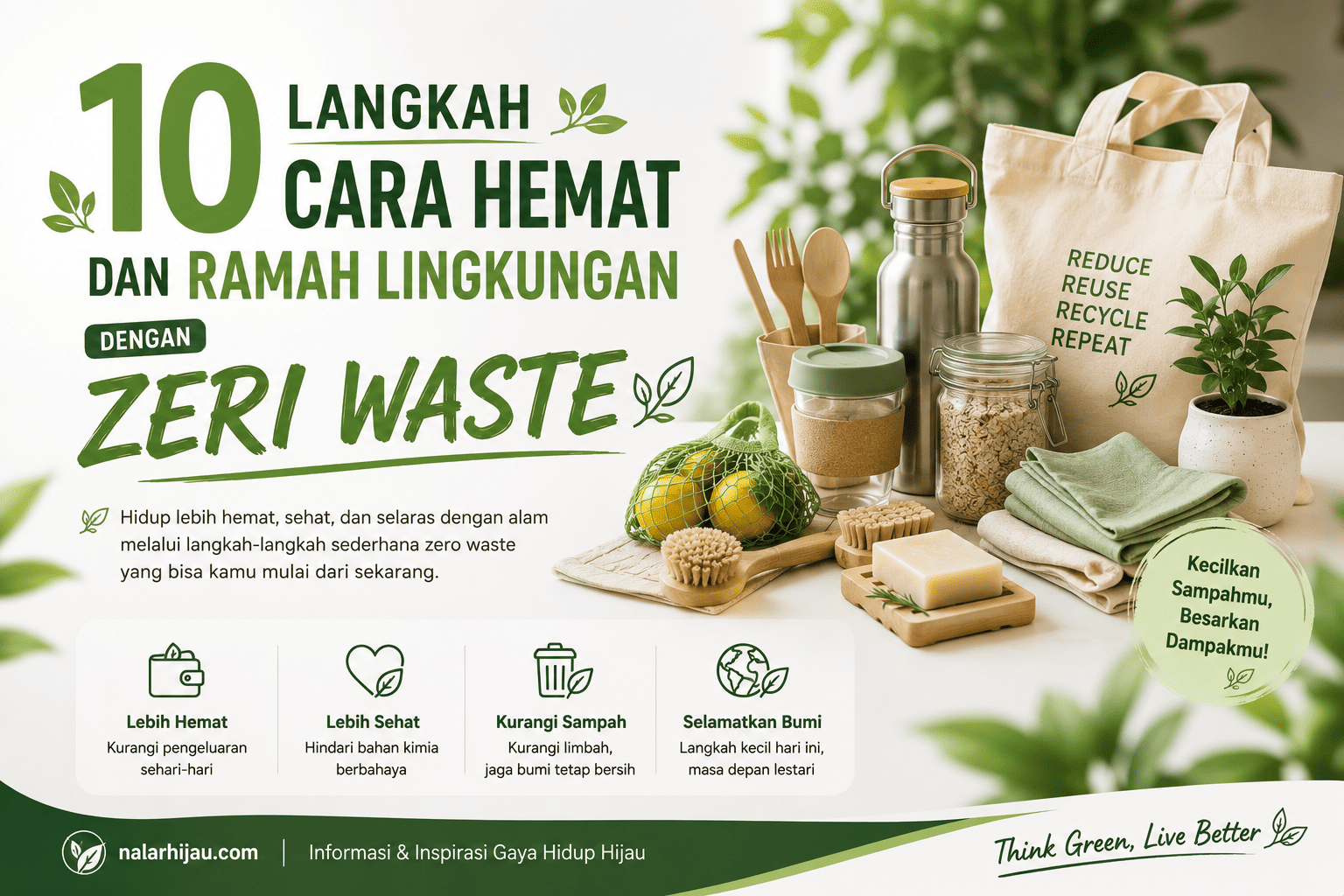 Hemat dan Ramah Lingkungan dengan zero Waste
