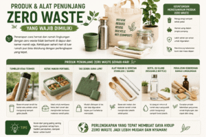 Produk dan Alat Penunjang Zero Waste yang Wajib Dimiliki