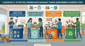Langkah 3 – Strategi Membuang Barang Tanpa Menambah Sampah TPA