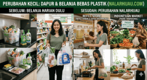 Langkah 1-5: Perubahan Kecil di Dapur dan Belanja Harian - zero waste nalar hijau
