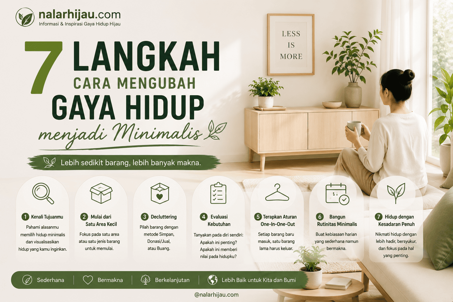 7 Langkah Cara Mengubah Gaya Hidup menjadi Minimalis