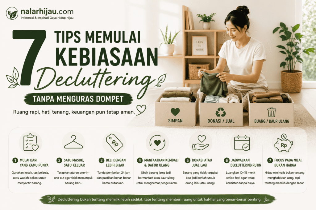 7 Tips Memulai Kebiasaan Decluttering Tanpa Menguras Dompet