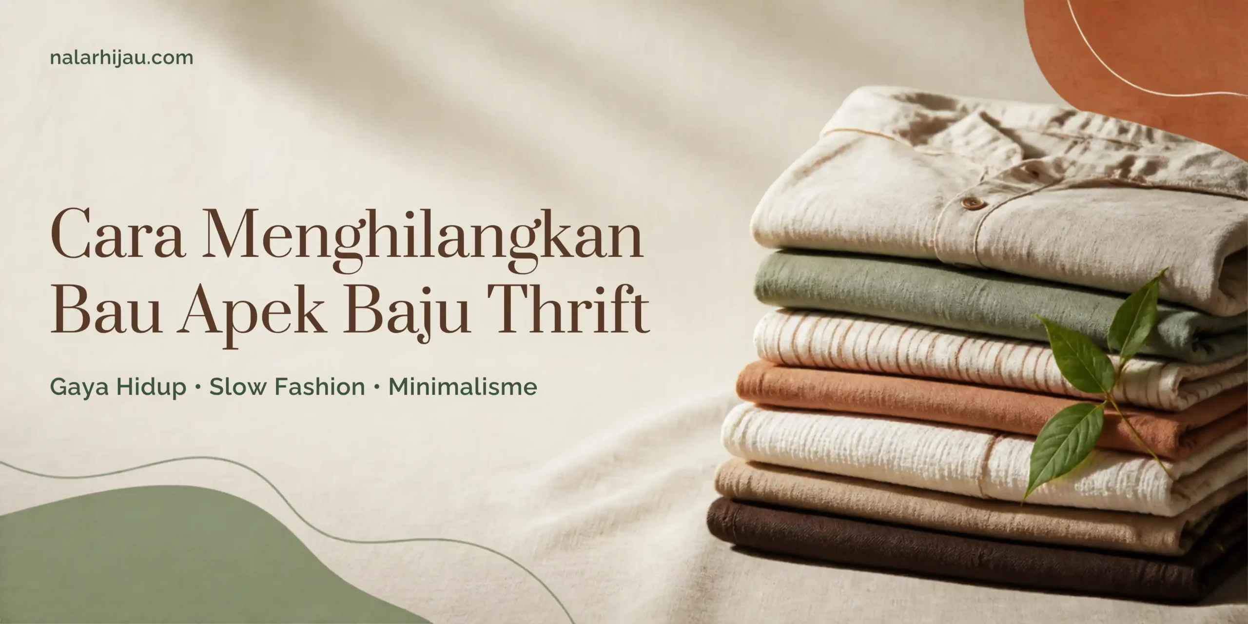cara menghilangkan bau apek baju thrift